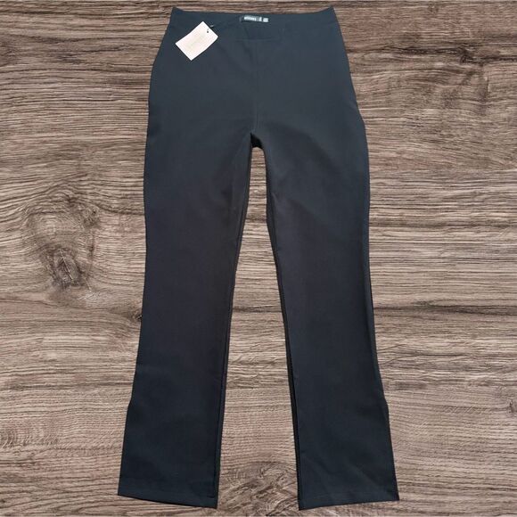 Missguided Black Slim Leg Trouser Pants New with Tag Women’s US 10 Chic Style - Picture 1 of 11